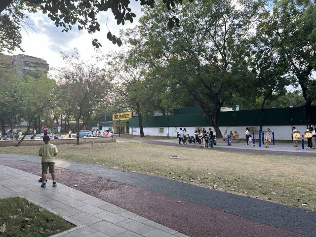 Spazierbereich in Guangzhou aus der Berichterstattung