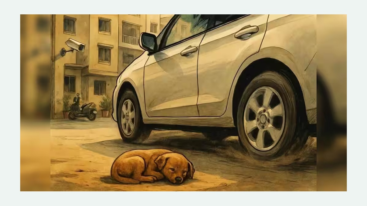 Indien Ahmedabad: Fahrer nach Tod eines neben einem Auto schlafenden Welpen registriert