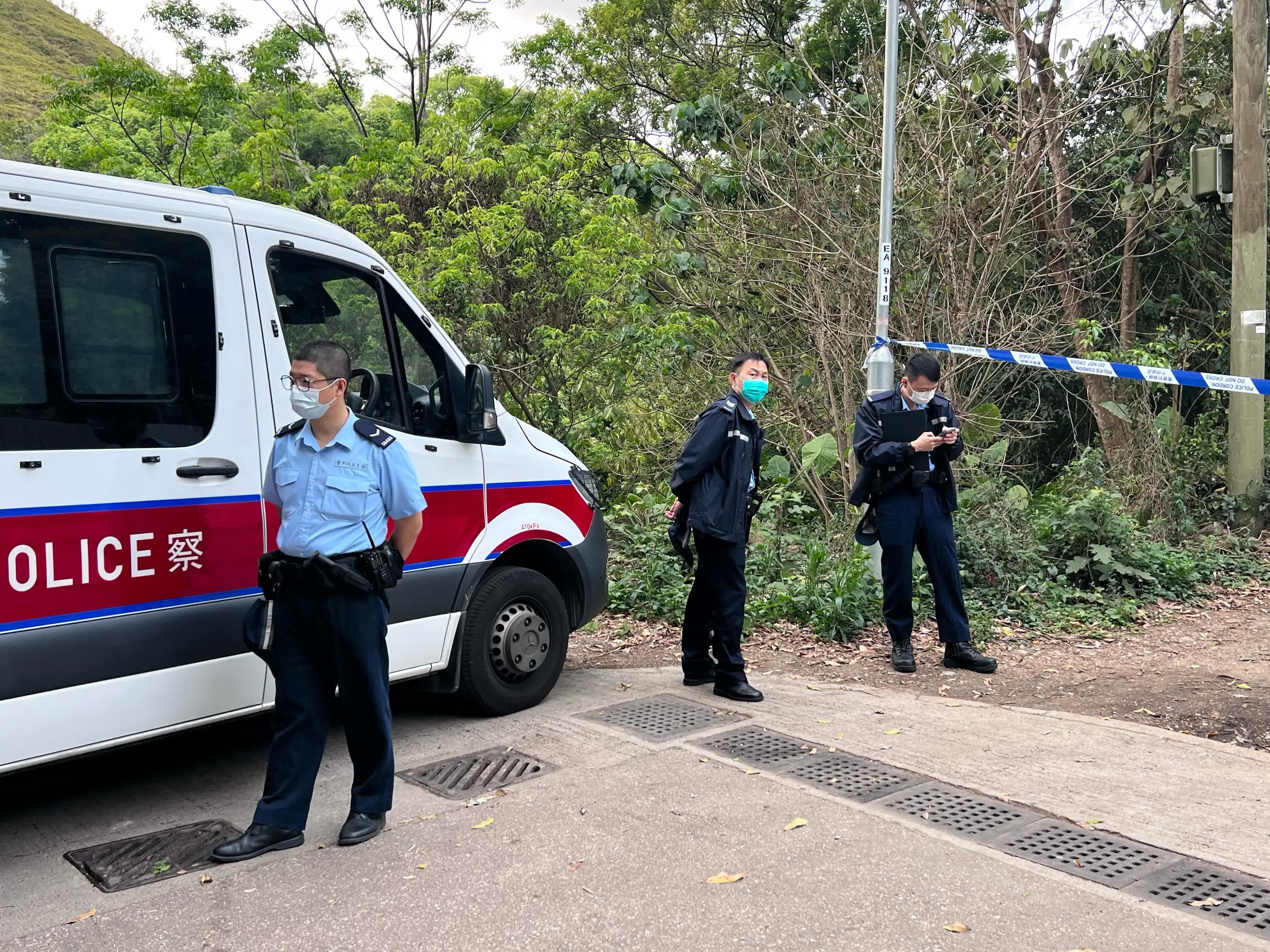 Polizei ermittelt am Ort